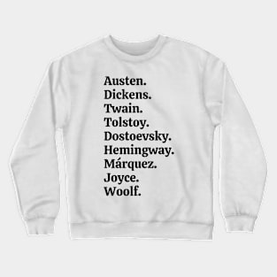 Great Writers of History Crewneck Sweatshirt